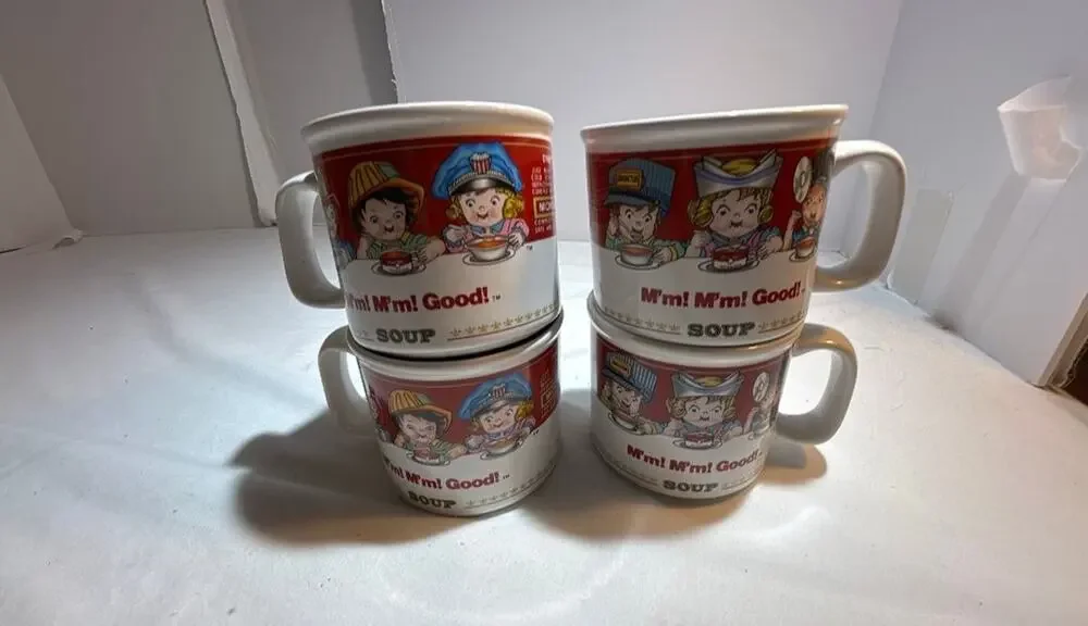 Vintage Campbell's Soup Kids Mugs by Westwood